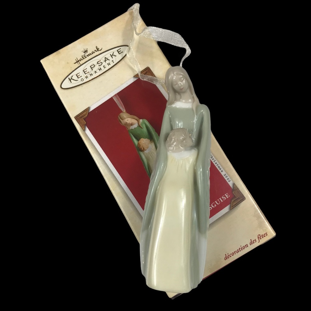 Hallmark Angel In Disguise Porcelain Keepsake 2002‎